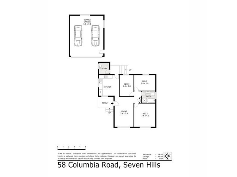 58 Columbia Road, Seven Hills NSW 2147 Floorplan
